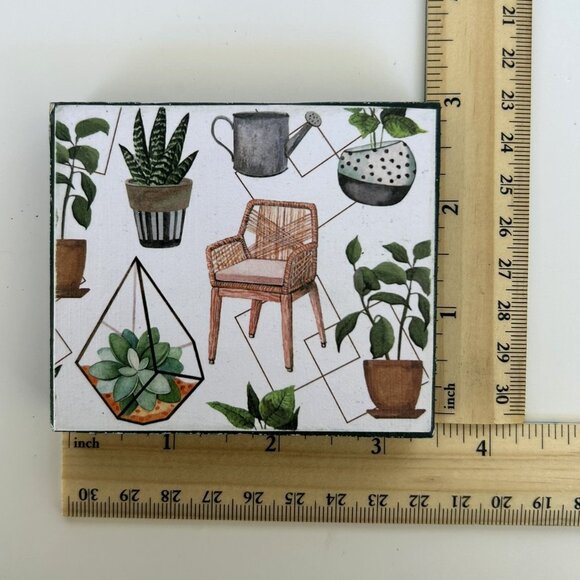 Handmade Plant, Bloom, Grow tiered Tray Decor - Plant Lovers - Picture 8 of 11